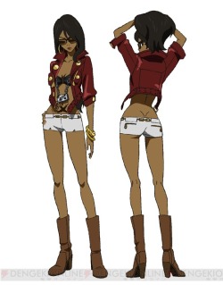 leseanthomas:  So difficult finding model sheets from his show. Hiroshi Shimizu (Character Designer/ Chief animation director) is a GENIUS! Michiko To Hatchin model sheets.  