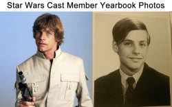 unapologeticallyoffensive:  thespookyblackconservative:  triss19:  wwinterweb:  Star Wars cast member yearbook photos (see 11 more)  What the hell is up with Daisy Ridley’s high school picture??? She’s only 24 so she was in high school in the late