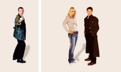 lmnpnch:  The Doctors and their companions  I&rsquo;m sorry, why doesn&rsquo;t the Ninth Doctor get Mickey and Adam, too?