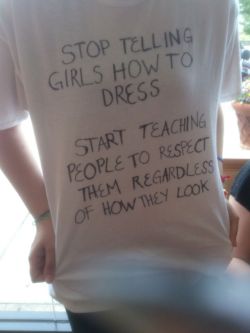 frerardisreal:  lickmymccracken:  Today I wore this shirt to school. Not ten minutes into first period I got called down to my principals office and was asked to change my shirt. I was told by the assistant principal that teachers may see my shirt and