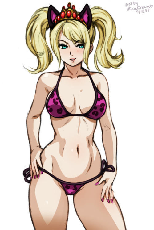 #606   Juliet Starling - Princess Bikini    (Lollipop Chainsaw)  (Bikini costume swap with Ann Takamaki)Commission meSupport me on Patreon