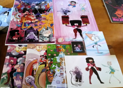 So, just got back from Wondercon and I managed to find way more SU stuff than I did yesterday. Since tomorrow is a holiday I won’t be going so I figured now is a good time to take a pic of my haul.Yesterday I got a few comics from the BOOM! Studios