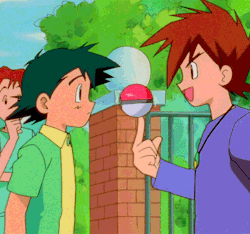 0chazuke: “You… got your first pokemon?”  “That’s right, loser, and it’s right inside this pokeball!”  