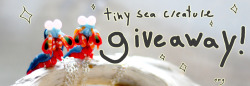 indolentjellyfish:  I made a bunch of new sea creatures so it’s time for another giveaway. The winner will receive a polymer clay sea creature necklace of their choosing! See all the choices in detail here.  Rules: Reblog to enter No more than