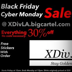 First ever Black Friday and Cyber Monday SALE!! Starts Friday @ 12am ends Monday at 12pm 