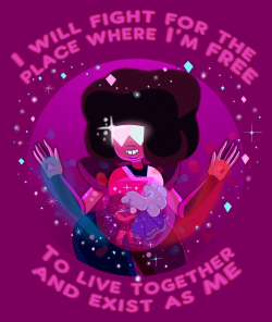 randomistics:  I have been obsessed with the Steven Universe extended intro and wanted to make this little tribute to it ❤  Available on TeePublic ☆ Redbubble   Please do not delete the caption! 