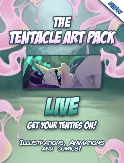 tentacleartpack: The Art Pack is NOW LIVE!!!  Standard Edition: 3 comics, animated .gifs, all pictures, and edits! (ผ minimum pay-what-you-want)    To buy the Standard Edition : CLICK HERE! Deluxe Edition: Includes bonus sketches, WIP’s, .psd files,