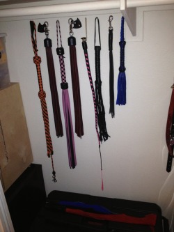 wraglerwoman89:  Daddy’s tools…. Well half of them anyway :)  Like 25%, that&rsquo;s almost all my whips