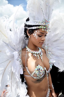 naked-african-girl:  Rihanna on Kadooment Day (two outfits) HD