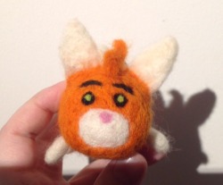 Needle felted Stick tsumtsum for @supahstickfox