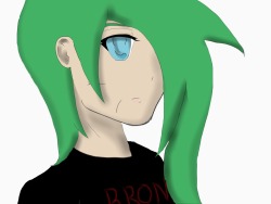 Decided to draw this tomboy here.  Name: jade Gender:female Cup: C Sexuality: anything goes Hight: 5'5 Have questions about her or her blue haired friend, Clair? Feel free to ask.