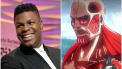 snknews: News: Actor John Boyega Hopes to Play a Titan in Future SnK Adaptation During press junkets for the upcoming Pacific Rim Uprising, John Boyega (Also known for Star Wars) once again shared his appreciation for Isayama Hajime’s series and expressed
