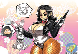   day 7 of my April turnover, zatanna and her rabbit body swap :)a little role reversal won&rsquo;t hurt nobody. if you like work please consider supporting me on patreon! http://patreon.com/ONATART  