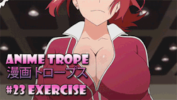 geekearth:  More   Anime Trope #23 - Exercise   