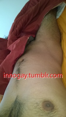 innogay:  Me sleeping nude, balls are visible :) My room-mate captured me. 