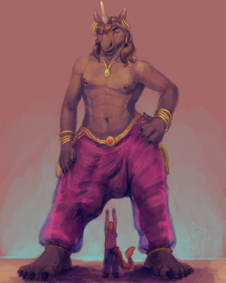 nommzart: 3 Wishes —– So, KCLT has this genie hoss. He says that for releasing him he’ll give me three wishes, but my only wish is right there in front of me…~ 