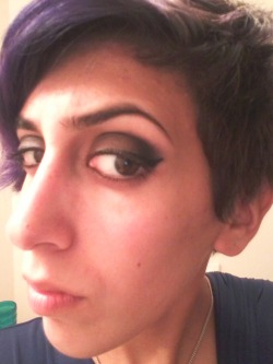 So it was girl’s night/going away dinner for one of my German soccer teammates whose visa is expiring I think and I was prettyyyyy proud of the shading on my eye shadow and then just ignore the rest of my fucking Blue Steel face.
