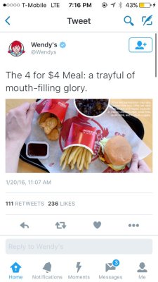 tillerboomin:  freekumdress:  they’re going AT it   @mcdonalds you gonna let Wendy’s ride on y'all ?