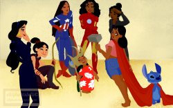 kingloptr:  tamahi88:  copperbadge:  elliphantidelli:  &ldquo;kneel&rdquo; something i drew for a banner competition :)   POCAHONTAS AS CAP THO  Why not? She’s an original American  THATS WHY WE’RE EXCITED BC THEY GOT IT RIGHT 