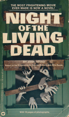publiccollectors:  Night of the Living Dead, the film directed by George Romero in the form of a novel, by John Russo, published by Warner Paperback Library, 1974. 