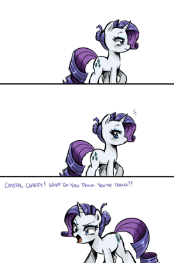 needs-more-pony:  glenn-griffon:  kukutjulu01:  Roaring Rarity by kilala97  This is just the most adorable thing.  This is impossibly adorable. Both the art and the story.  X3! OMFG so cute! &lt;333