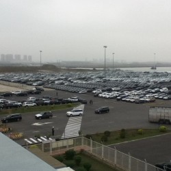 Port of Dalian RO-RO terminal. All of those cars are BMWs, Mercedes, Lexus, Infinities, Hondas. Literally the most luxury cars I have ever seen in my life at one time. #dalian #portofdalian #maritime #massmaritime