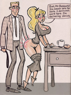   another quick secretary toon by Larry-Malone  