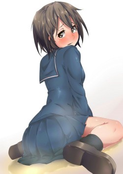 omorashi-and-messing:  another schoolgirl wetting!!!!!