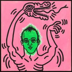 topcat77:  Keith HaringUntitled (Self Portrait), 1985Acrylic on canvas