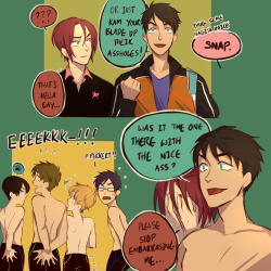 rainbowthinker:  I just found out Sousuke have the same voice actor as Reiner. Also headcanon Sousuke is a huge fan of tvxq/tohoshinki 