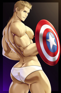 gasaiv:    Captain America booty is going around a lot and im in favor of it ! Real people are so hard to capture, I hope to improve in the future !  https://www.patreon.com/GasaiV   