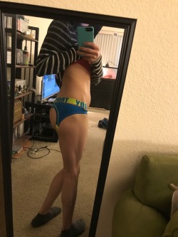 soulreaper881:  Shitty pics. But here’s the undies I got.