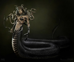 Medusa,by Tsvetomir Georgiev, from â€œClash of the Titansâ€ (2010) concept art.