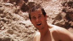 Major Dad’s Male celebrity nude 0925  bestnudemalecelebrities: Bear Grylls gets totally naked on a recent episode of Escape From Hell.   