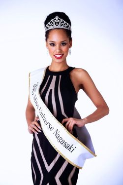 thechanelmuse:Meet Miyamoto Eriana Miyamoto, who was born to a Black American father and Japanese mother in Nagasaki, beat out 44 contestants to win a spot to represent Japan in the Miss Universe Pageant. She is the first ever Afro-Asian to represent