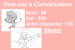 fem-usa:  Commissions are open! 5 Slots available, first come first serve; message me to reserve or email me at contactfemusa@gmail.commore of my artopen openopenopenopen 