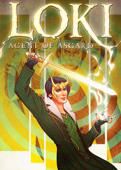   Loki: Agent of Asgard #1   Kid Loki’s all grown up - and the God of Mischief is stronger, smarter, sexier and just plain sneakier than ever before. As Asgardia’s one-man secret service, he’s ready to lie, cheat, steal, bluff and snog his way