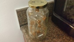 lethalbutterfly: witchella:  Everyone, meet my jar of jars. His name is Jar Jar.   When you shake it, jar jar clinks. 
