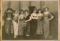 weirdvintage:  This group of female impersonators were arrested in a raid on a house in Los Angeles California by the Los Angeles Police November 15, 1927. (via University of California)
