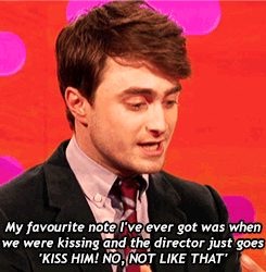 stupidfuckingquestions:  Daniel Radcliffe on shooting a gay sex scene in Kill Your Darlings