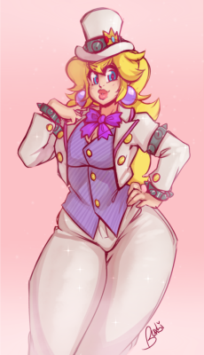 buxbi:  Peach in Bowser’s wedding suit &lt;3   Twitter | Furaffinity | Picarto | Other   