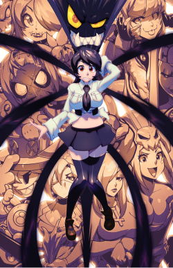 robscorner:  Hey hey! It’s that Skullgirls Illo I did a bit back for the Skullgirls PC Art Gallery! Drew the Initial PC Release roster on this one~! Much thanks to my dude Alex for asking me to be a part of this fantastic piece of Indie history again!