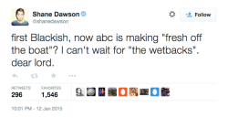 kyliesparks27:  aconnormanning:  chescaleigh:  gifthetv:  The awkward moment when Shane Dawson complains about diversity on television! God forbid they show representation! He didn’t even attempt to research the titles of the shows and how ABC wanted
