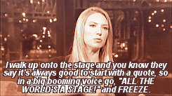 dunhamsanddreamscapes:  &ldquo;Remember your Shakespeare, dear.&rdquo;Anna Torv - the Late Show (2008)Fringe - Over There Part I (2010) ♥ 