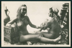 garbospeaks:  Seated North African nudes. 