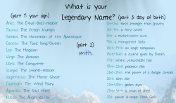 vixyhoovesmod:  jackiereblogsthis:  lucidlarceny:  mistral-mod:  harmonscorner:  cinnamoneneko:  What is your Legendary Name?Mine: The Horseman of the Apocalypse with poisonous skin  The Toxic Queen with poisonous skinwell then.  The Devil-deal-maker