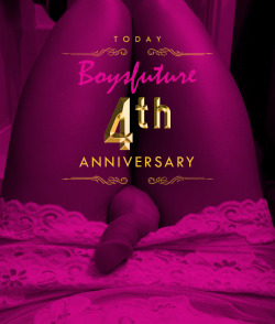 roughseas3:  boysfuture:  Celebrating 4 years of Boysfuture.  Love is all we need   Congratulations.!! and hope you have many more delicious years..