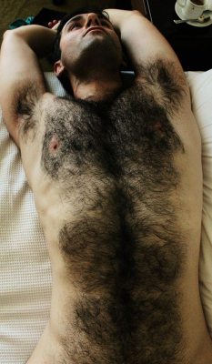 Male model for fur mats. Want to bury my face in that.