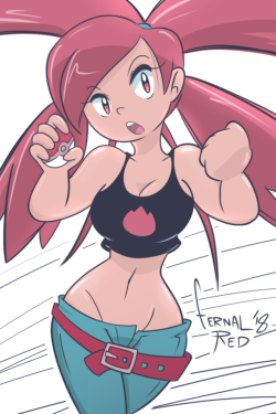 fernal-red:Flannery doodle from about a day ago. O oO &lt;3 &lt;3 &lt;3 &lt;3