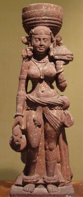 arjuna-vallabha:  Woman sculpture froma Mathura, UP 
